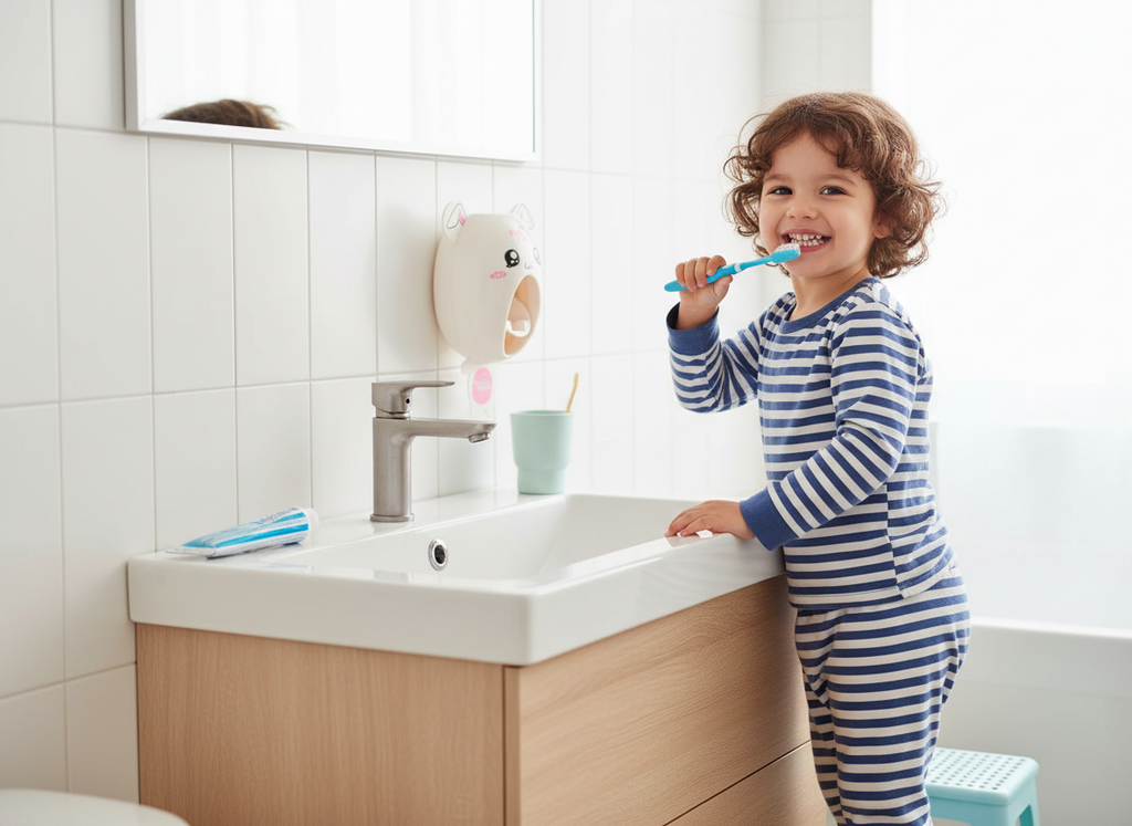Kids Animal Toothpaste Dispenser | Make Brushing Fun
