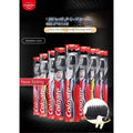 Soft hair charcoal gingival protection toothbrush with anti slip handle